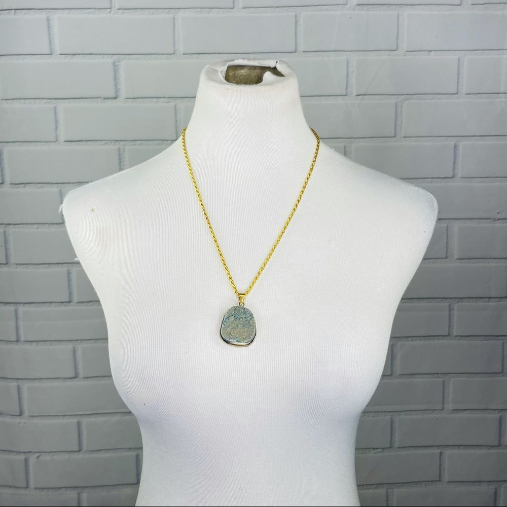 10/$25🦋 T&J Designs Metallic Druzy Stone Necklace